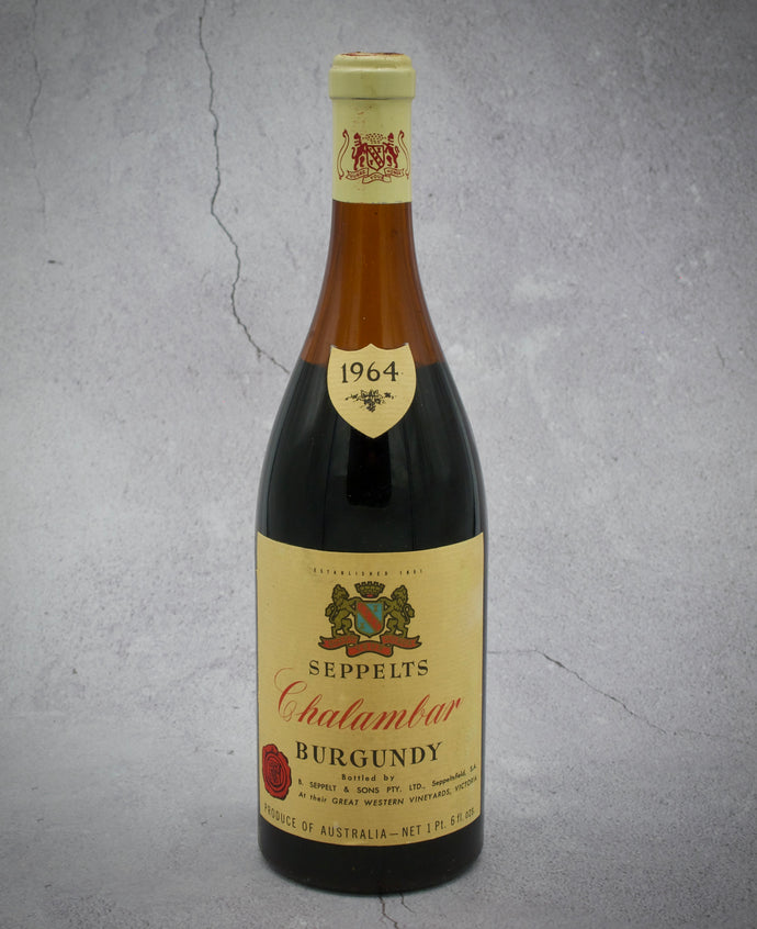 Seppelts Chalambar Burgundy, 1964