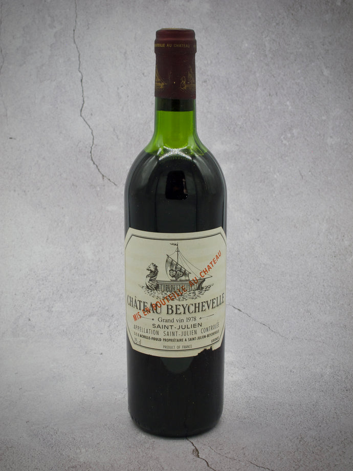 Chateau Beychevelle Saint Julian 4eme cru classe, 1978