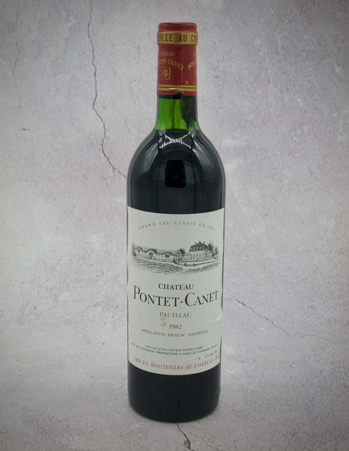 Chateau Pontet-Canet, Pauillac 5eme Cru Classe, 1982