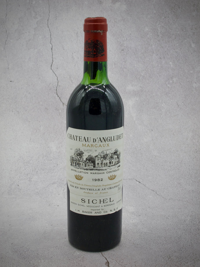 Chateau D'Angludet Cantenac Margaux Cru Bourgeois Exceptionnel, 1982