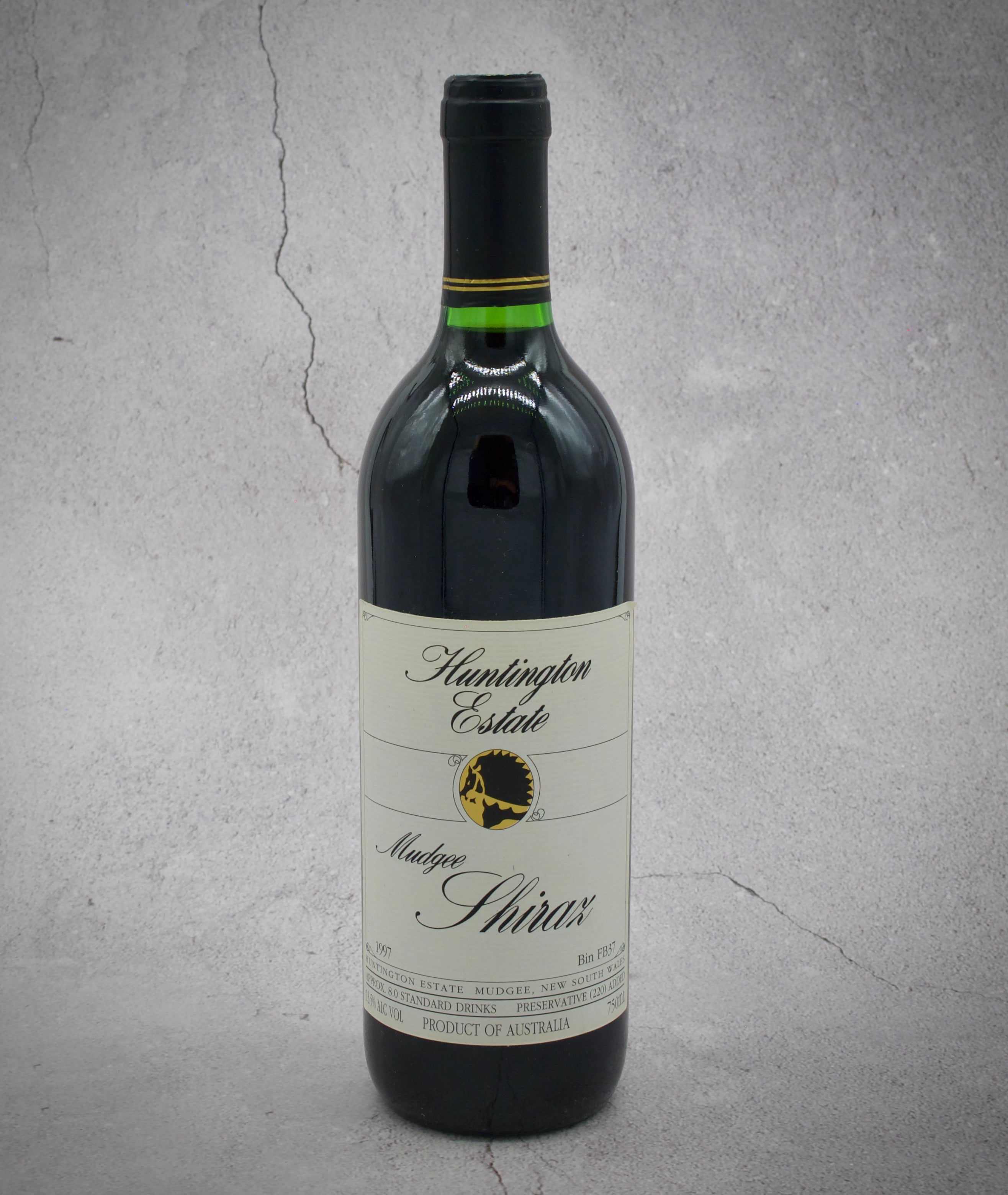 Huntington Estate FB 37 Shiraz, 1997 – Bentley Wine Vault